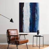 Mavi Derinlik Kanvas Tablo thumbnail 1