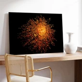 Gece Ateşi Kanvas Tablo thumbnail 3