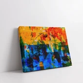 Soyut Renkler Harmanı Kanvas Tablo thumbnail 2