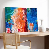 Sıcak Soğuk Karşılaşması Kanvas Tablo thumbnail 3