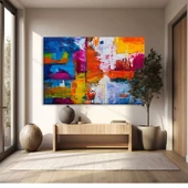 Görkemli Karışım Kanvas Tablo thumbnail 1