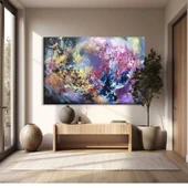 Kosmik Bahçe Kanvas Tablo thumbnail 1