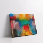 Renkli Hayal Kırıklığı Kanvas Tablo thumbnail 2