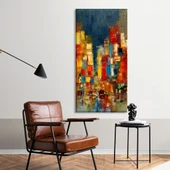Şehir Yansımaları Kanvas Tablo thumbnail 1