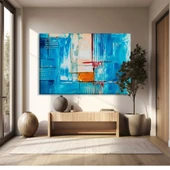 Mavi Derinlikler Kanvas Tablo thumbnail 1