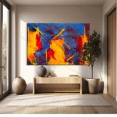 Alevler İçinde Tutku Kanvas Tablo thumbnail 1