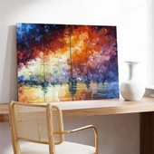 Gökkuşağı Yağmuru Kanvas Tablo thumbnail 3