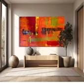 Kızıl Çöl Fırtınası Kanvas Tablo thumbnail 1