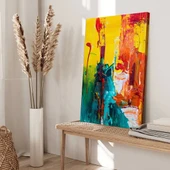 Kırmızının Coşkusu Kanvas Tablo thumbnail 3