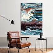 Mermerin Akışı Kanvas Tablo thumbnail 1