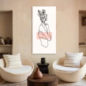 Çiçek Human Kanvas Tablo thumbnail 1