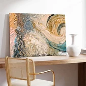 Deniz Kabuğu Desenleri Kanvas Tablo thumbnail 3