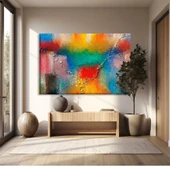 Renkli Hayal Kırıklığı Kanvas Tablo thumbnail 1