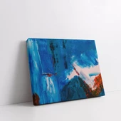 Kuzeyin Mavisinde Kanvas Tablo thumbnail 2