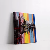 Şehir Çizgileri Kanvas Tablo thumbnail 2