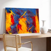 Alevler İçinde Tutku Kanvas Tablo thumbnail 3