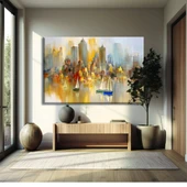 Şehir Işıltısı Kanvas Tablo thumbnail 1