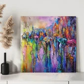 Renk Şelalesi Kanvas Tablo thumbnail 3