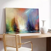 Sakin Sabahın Işıltısı Kanvas Tablo thumbnail 3