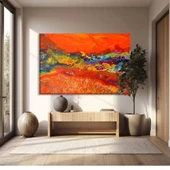 Lav Akışı Kanvas Tablo thumbnail 1