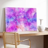 Kozmik Renk Dansı Kanvas Tablo thumbnail 3