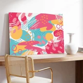 Renk Festivali Kanvas Tablo thumbnail 3