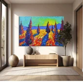 Ateşli Orman Kanvas Tablo thumbnail 1