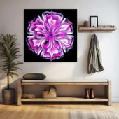 Mor Çiçeğin Büyüsü Kanvas Tablo thumbnail 1