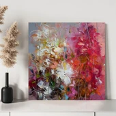 Floral Füzyon Kanvas Tablo thumbnail 3