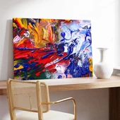Renkli Kaos Kanvas Tablo thumbnail 3