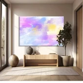 Pastel Günbatımı Kanvas Tablo thumbnail 1