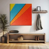 Renkli Dokular Kanvas Tablo thumbnail 1