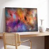 Geceyarısı Samanyolu Kanvas Tablo thumbnail 3