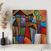 Geometrik Düzen Kanvas Tablo thumbnail 3