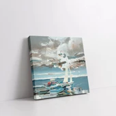 Deniz Feneri Serenadı Kanvas Tablo thumbnail 2