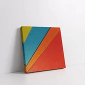 Renkli Dokular Kanvas Tablo thumbnail 2