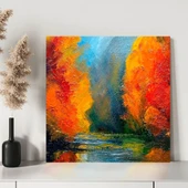 Sonbahar Yangını Kanvas Tablo thumbnail 3