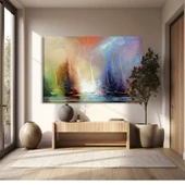 Sakin Sabahın Işıltısı Kanvas Tablo thumbnail 1