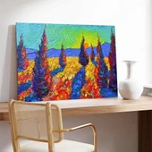 Ateşli Orman Kanvas Tablo thumbnail 3