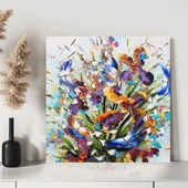 Renkli Dönüşüm Kanvas Tablo thumbnail 3