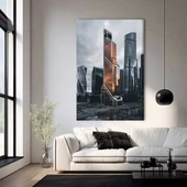 Gökdelenlerin Arasında Kanvas Tablo thumbnail 1