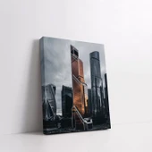 Gökdelenlerin Arasında Kanvas Tablo thumbnail 3