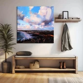 Pastel Gökyüzü Kanvas Tablo thumbnail 1