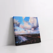 Pastel Gökyüzü Kanvas Tablo thumbnail 2