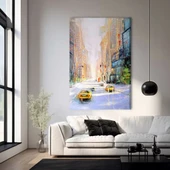 Şehir Yağmuru Kanvas Tablo thumbnail 1