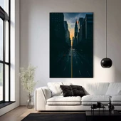 Yeşil Yalnızlık Kanvas Tablo thumbnail 1