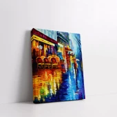 Ay Işığına Vuran Kanal Kanvas Tablo thumbnail 3