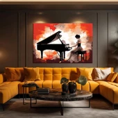 Şehirde Bir Gün Kanvas Tablo thumbnail 1