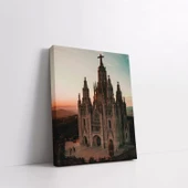 Katedralin Günbatımı Kanvas Tablo thumbnail 3