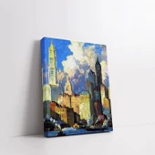 Gün Işığı Altında Metropol Kanvas Tablo thumbnail 3